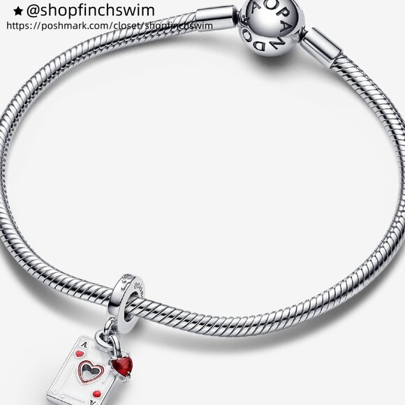 Pandora Disney Villains Queen of Hearts Double Dangle Charm - Picture 3 of 5